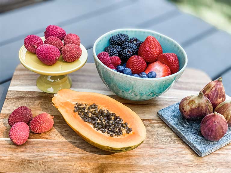 alimentación saludable frutas 